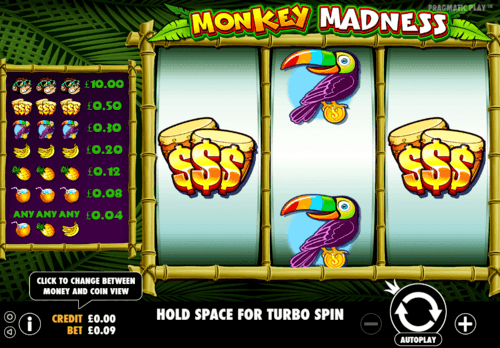 Monkey Madness UK online slot game