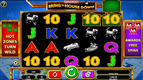 Monopoly Bring The House Down UK online slot game