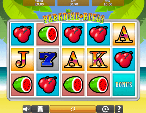 Paradise Reel uk slot game