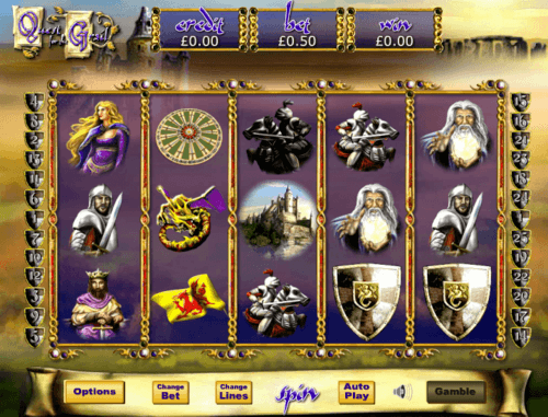 Quest For The Grail UK online slot game