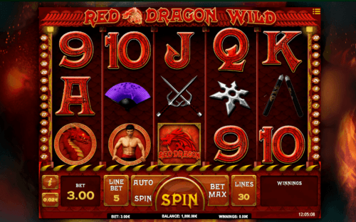 Red Dragon Wild uk slot game