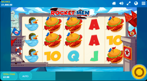 Rocket Men UK online slot game