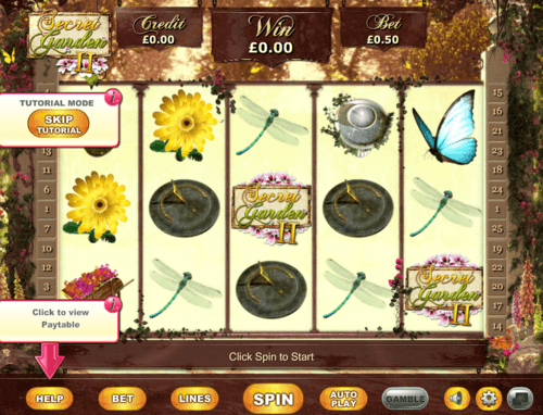 Secret Garden 2 UK online slot game