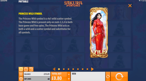 Sakura Fortune online slot game