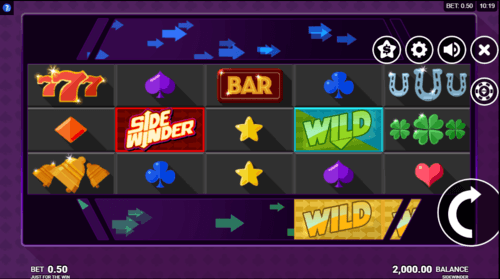 Sidewinder UK online slot game