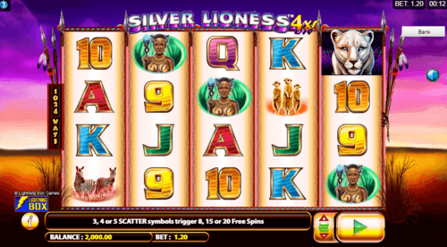 Silver Lioness 4x uk slot game