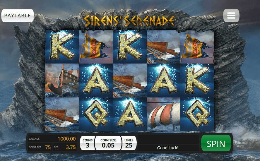 Sirens Serenade UK online slot game