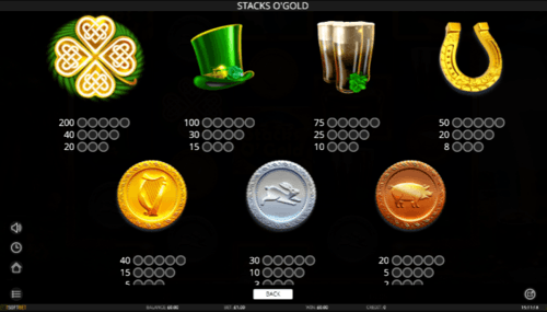 Stacks O' Gold Slot game