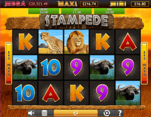 Stampede Jackpot UK online slot game