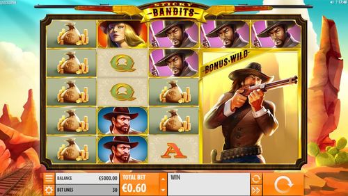 Sticky Bandits uk slot game