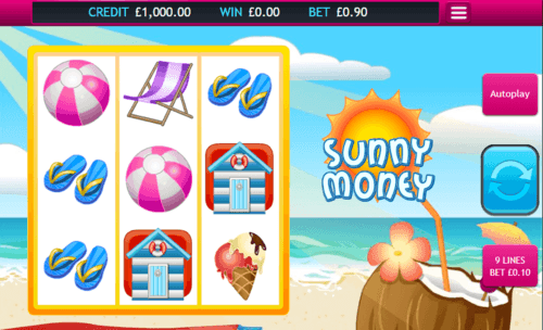 Sunny Money UK online slot game