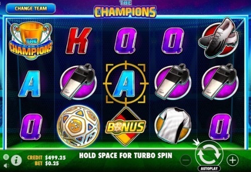 The Champions UK slot game