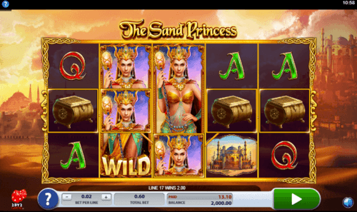 The Sand Princess UK slot game