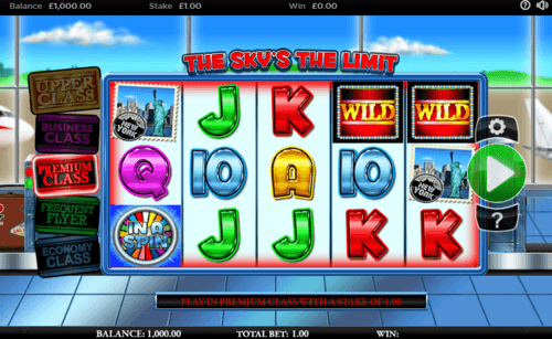 The Sky’s the Limit UK slot game