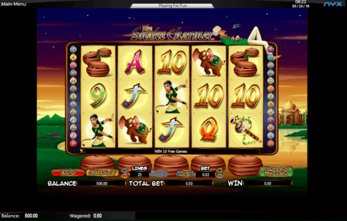 The Snake Charmer UK online slot game