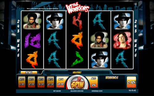 The Warriors uk slot game