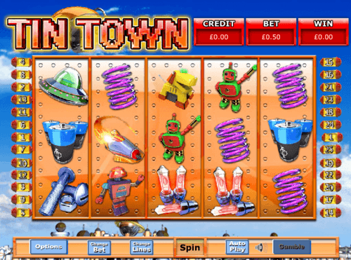 Tin Town UK online slot game