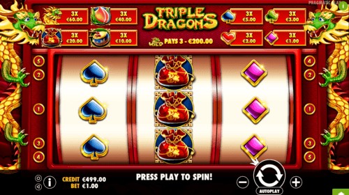 Triple Dragons UK slot game