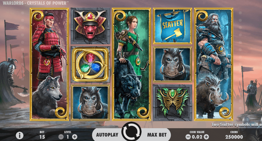 Warlords – Crystals of Power UK online slot game