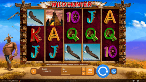 Wild Hunter UK online slot game