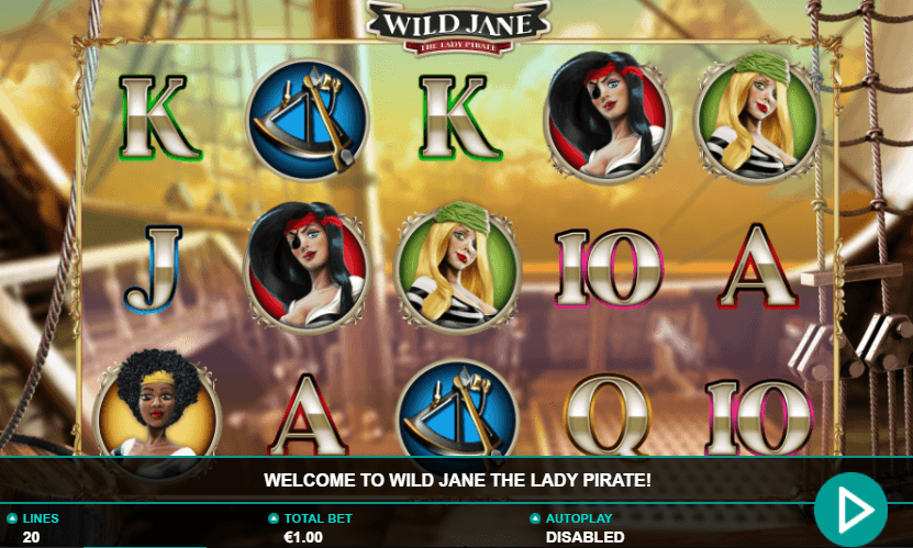 Wild Jane UK online slot game