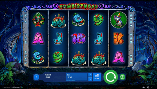 Zombirthday UK online slot game