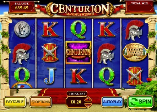 centurion UK slot game