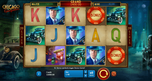 Chicago Gangsters UK slot game