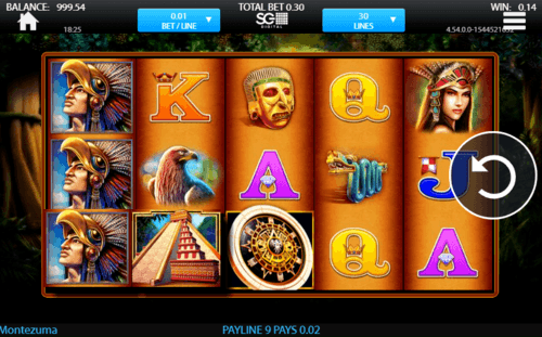 Montezuma UK slot game