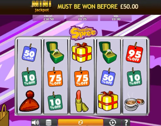 Shopping Spree Jackpot UK online slot game