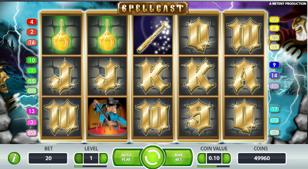 Spellcast UK online slot game