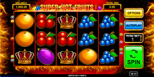Super Hot Fruits UK slot game