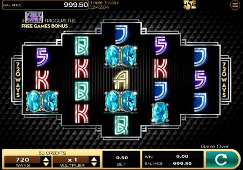 Triple Topaz UK slot game