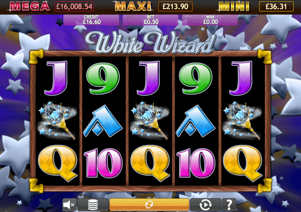 White Wizard Jackpot UK online slot game